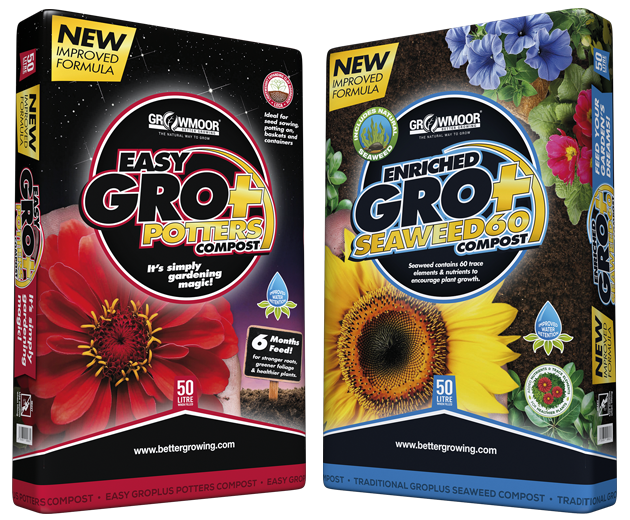 EasyGro Potters and GroPlus Seaweed compost