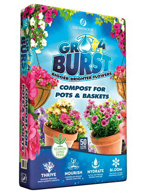 Groplus4 Burst Pots and Baskets Compost
